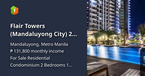 2 bedroom Condos for Sale in Mandaluyong, Metro Manila .